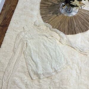 Ariat Cream Lace Blouse